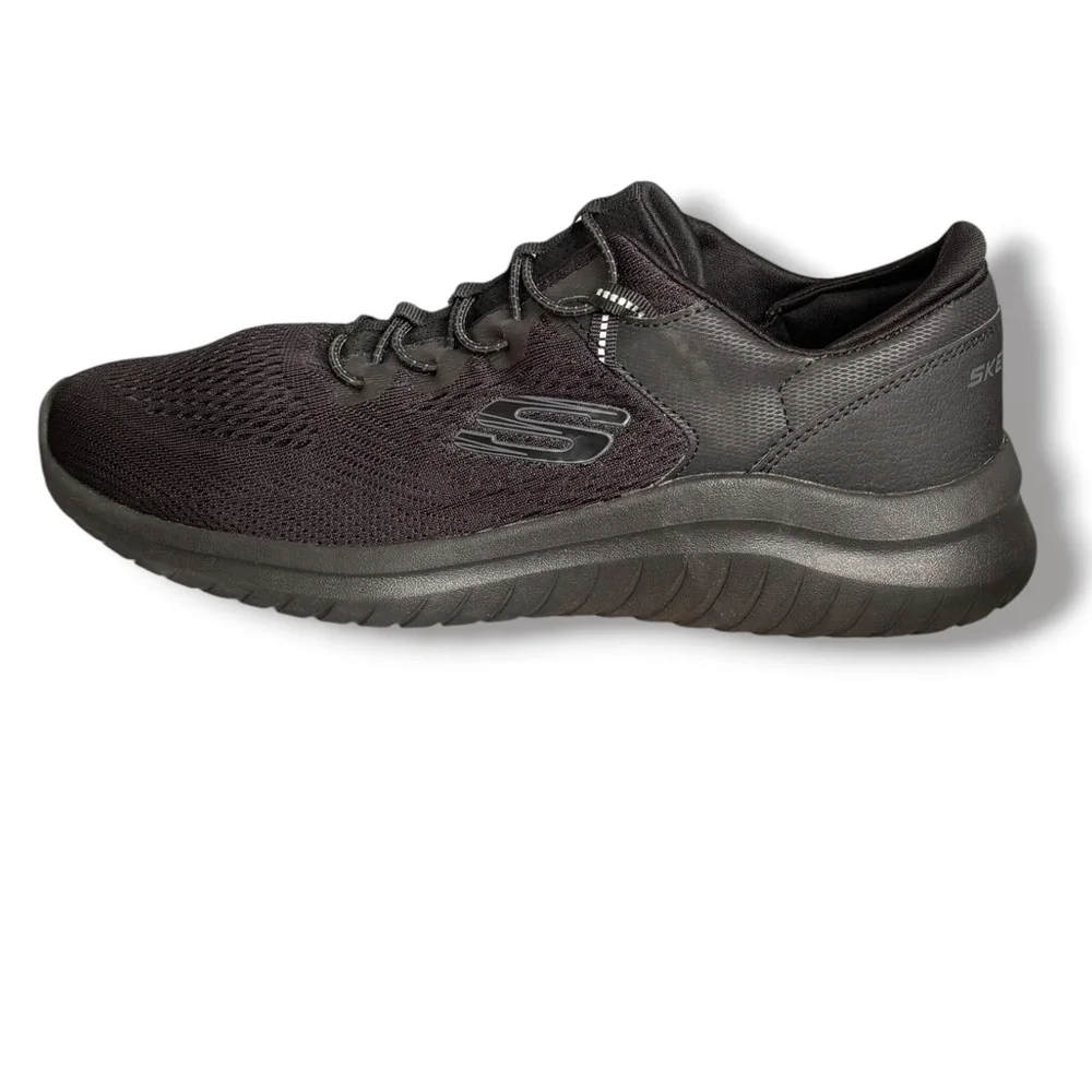 Skechers Mens Ultra Flex 2.0 Black Memory Foam Walking Shoes Men's 9 Comfy